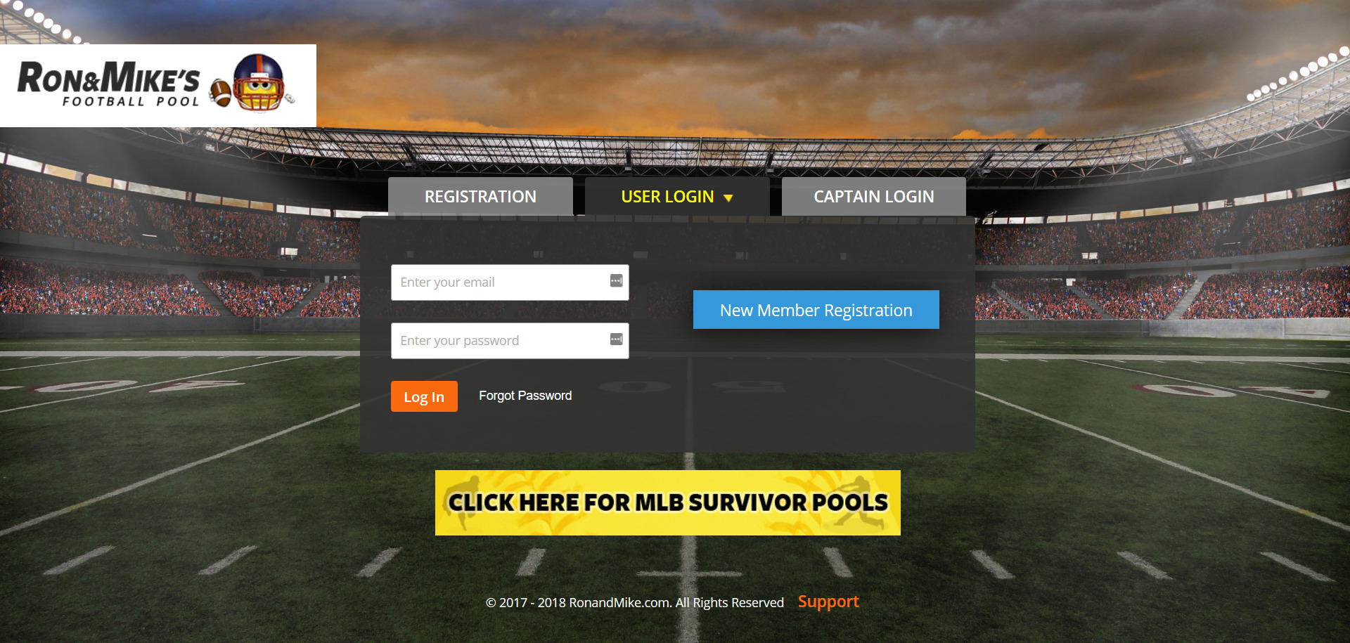 Football Pool - Login