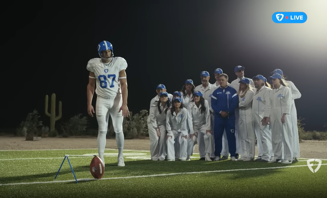 What Was Going on With That Gronk Field Goal Promo For FanDuel During the  Super Bowl? - Poker News Daily