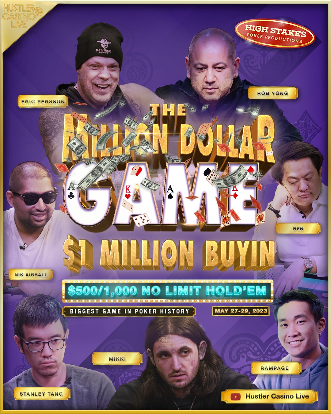 Million Dollar Buy-In Cash Game Set for Hustler Casino Live - Poker News  Daily