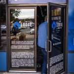 The Lodge Card Club door